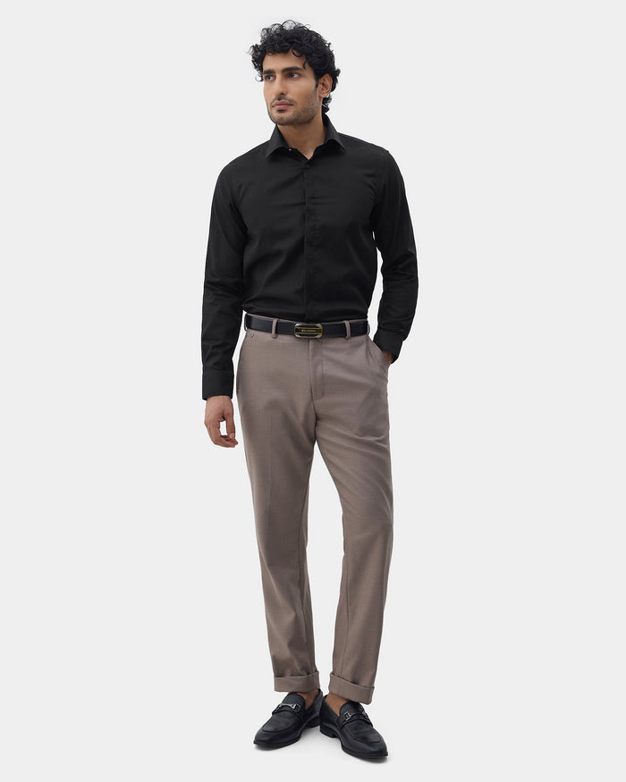 Black Textured Shirt - Veston