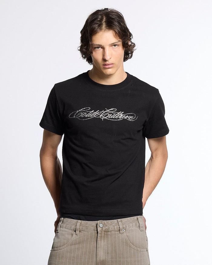 BLING REGULAR TEE BLACK - Cold Culture