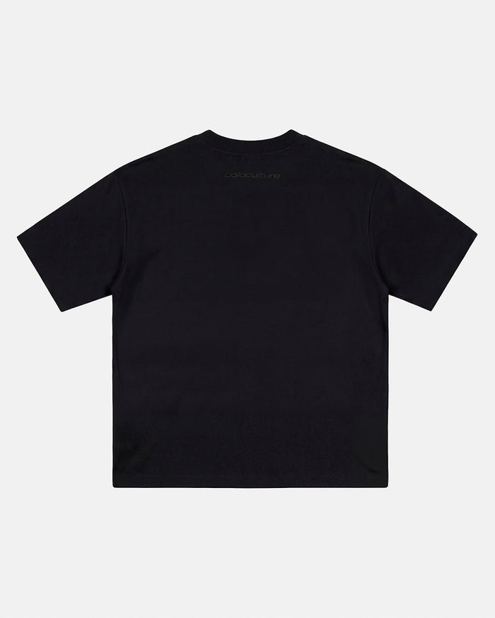 BLING REGULAR TEE BLACK - Cold Culture