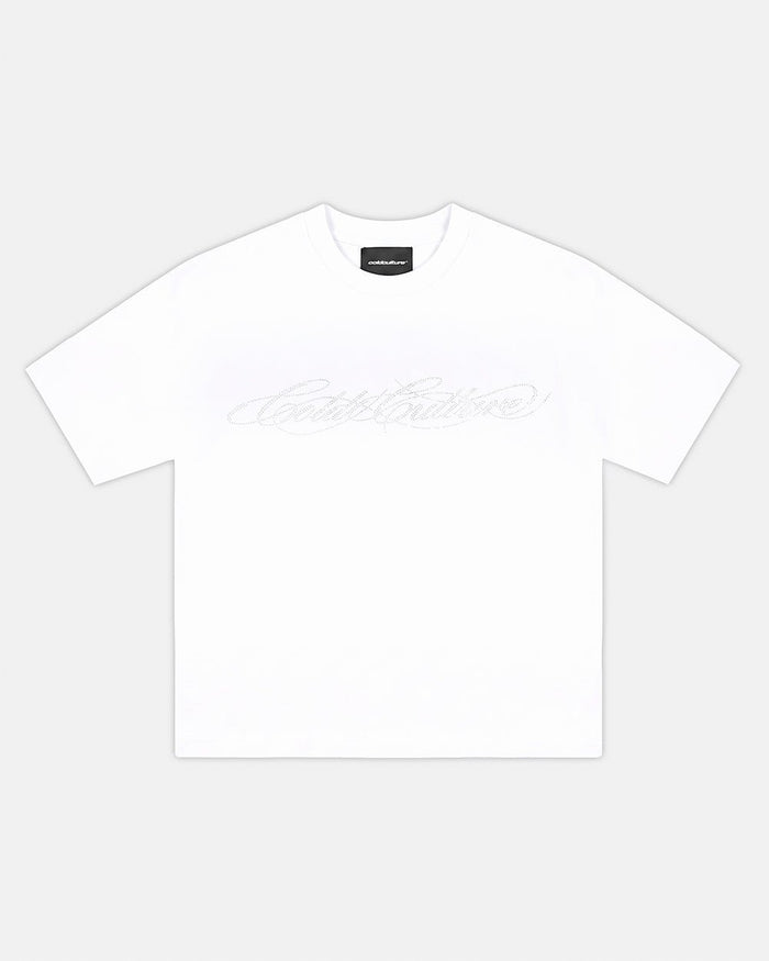 BLING REGULAR TEE WHITE - Cold Culture