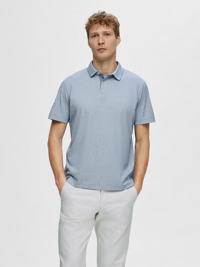 Blue Coolmax Polo T-shirt