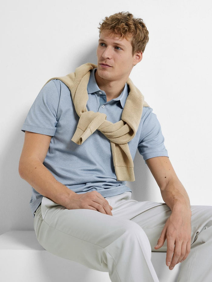 Blue Coolmax Polo T-shirt