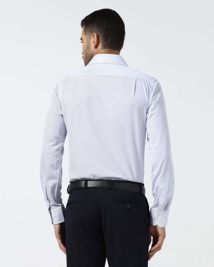 Blue Non Iron Stripe Shirt - Epic E