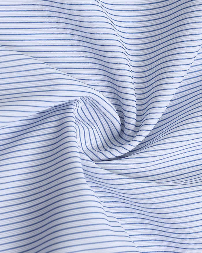 Blue Non Iron Stripe Shirt - Epic E