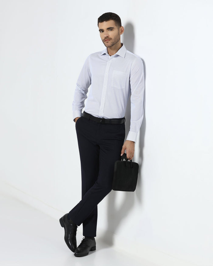 Blue Non Iron Stripe Shirt - Epic E