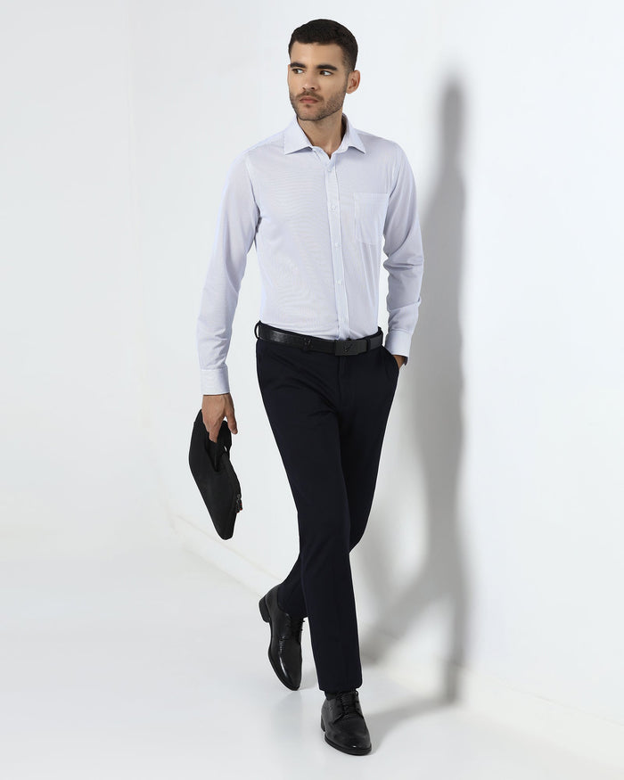 Blue Non Iron Stripe Shirt - Epic E