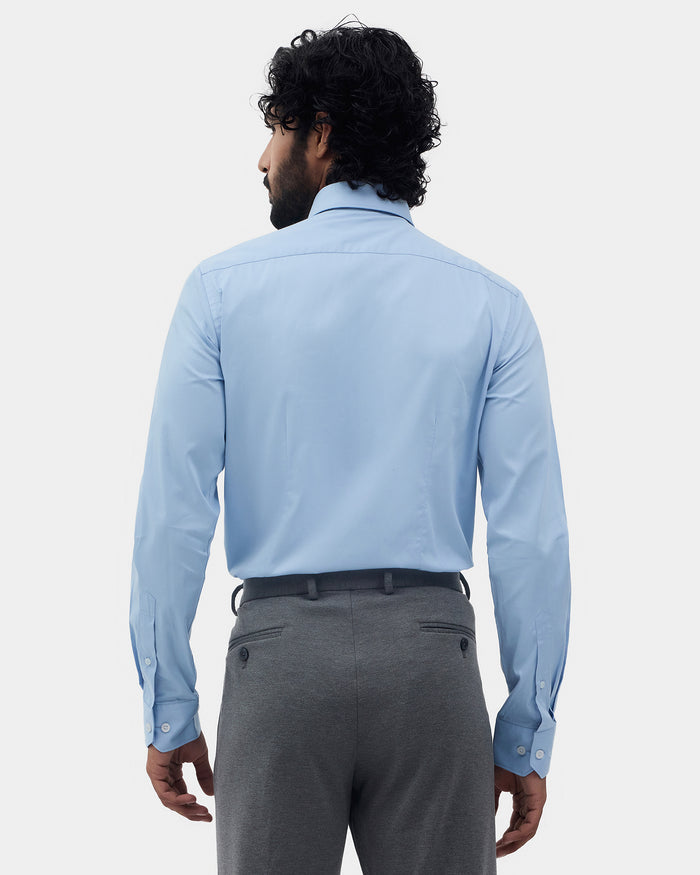 Blue Solid Shirt - Drex