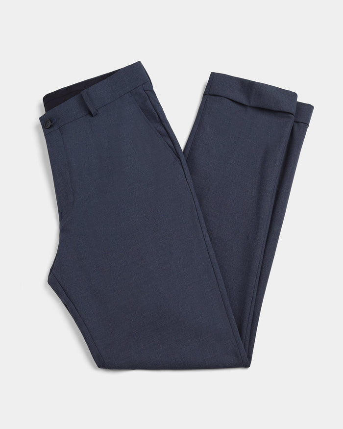 Blue Solid Trouser - Tony