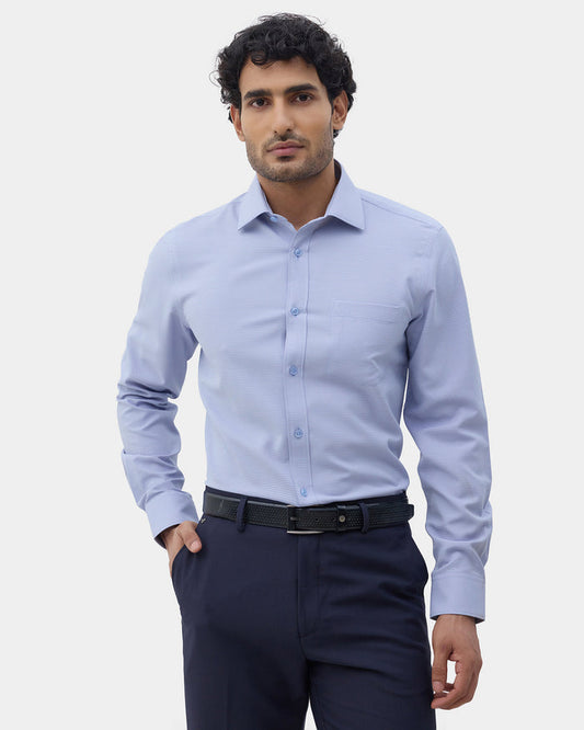 LONG SLEEVE INDIA FIT DOBBY SHIRT