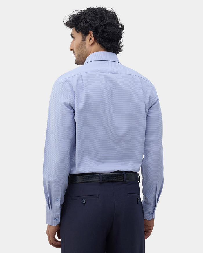 Blue Unwrinkle Textured Shirt - Sigma