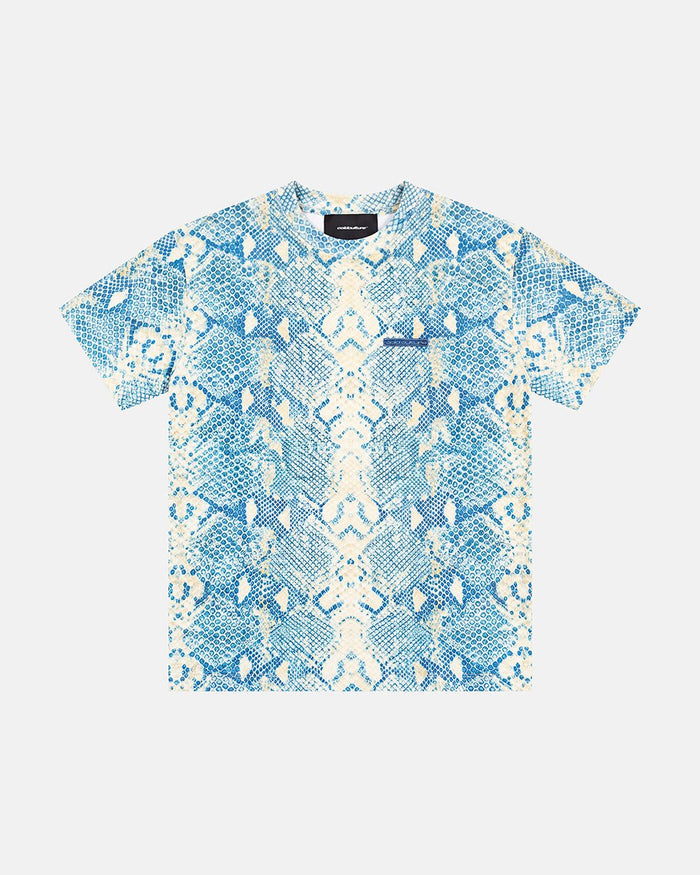 RATTLE TEE BLUE - Cold Culture