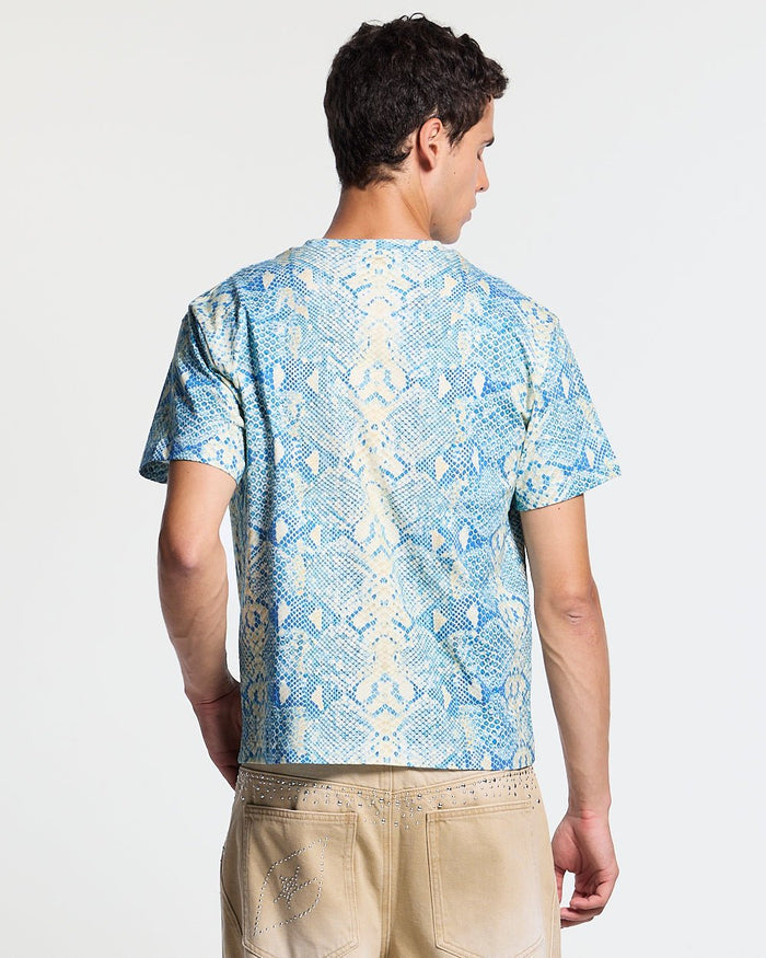 RATTLE TEE BLUE - Cold Culture