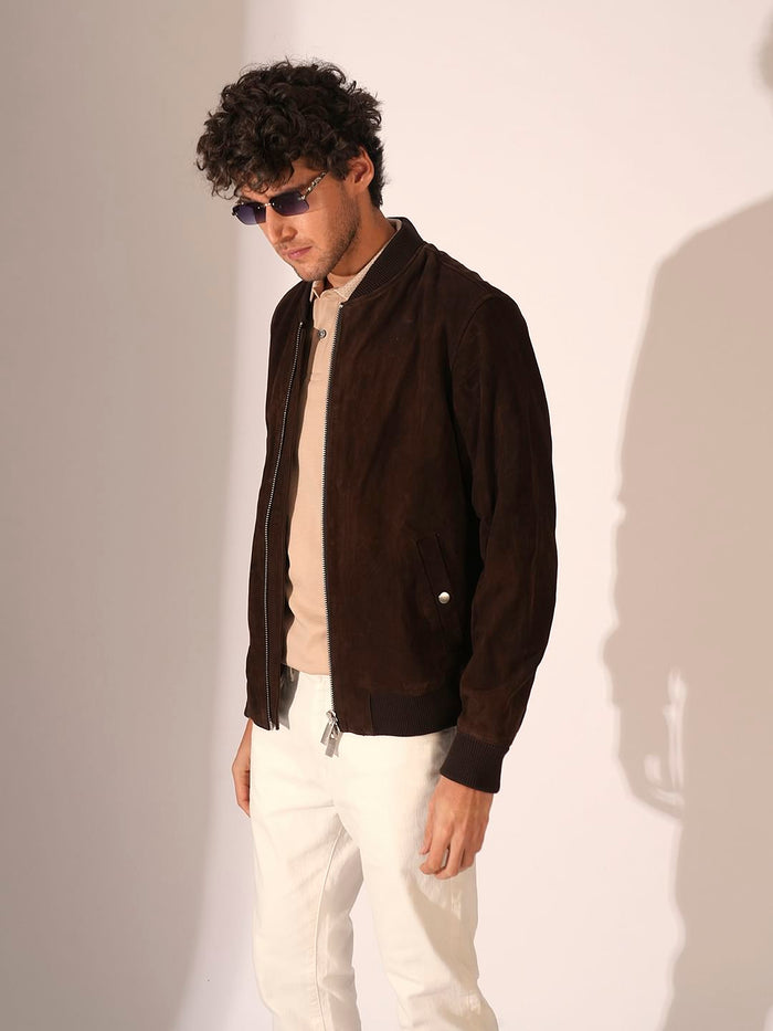 Brown Cotton Polo