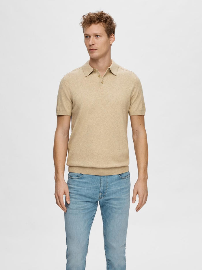 Brown Knitted Polo