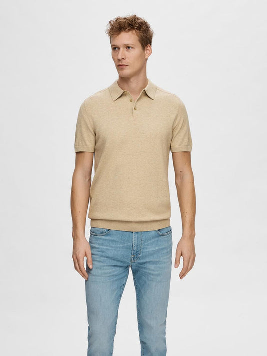 Brown Knitted Polo