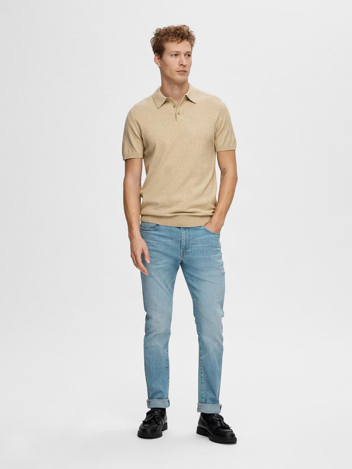 Brown Knitted Polo