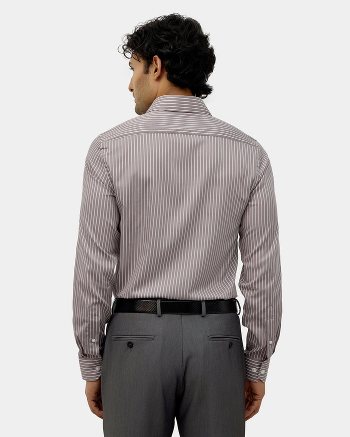 Brown Stripe Shirt - Soccer