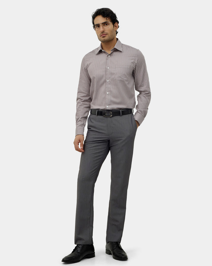 Brown Stripe Shirt - Soccer