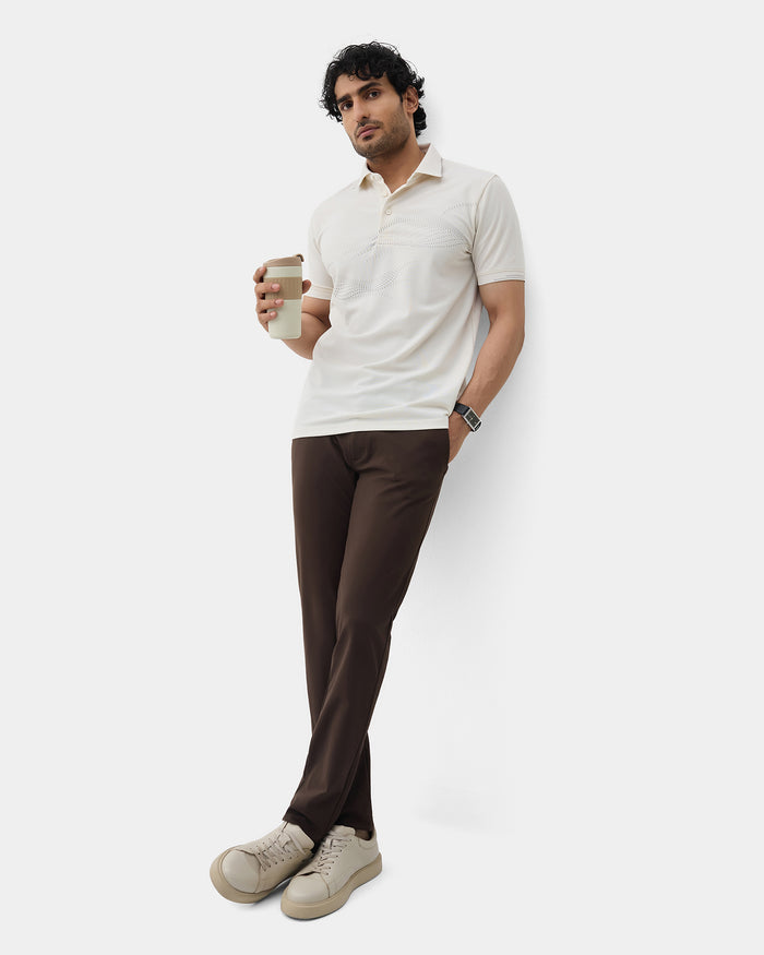 Brown TechPro Solid Khakis - Ziea