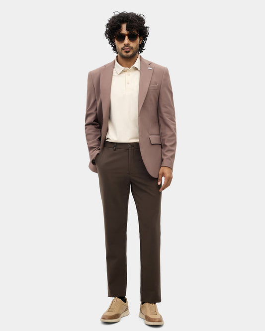 Brown TechPro Solid Trouser - Ashley