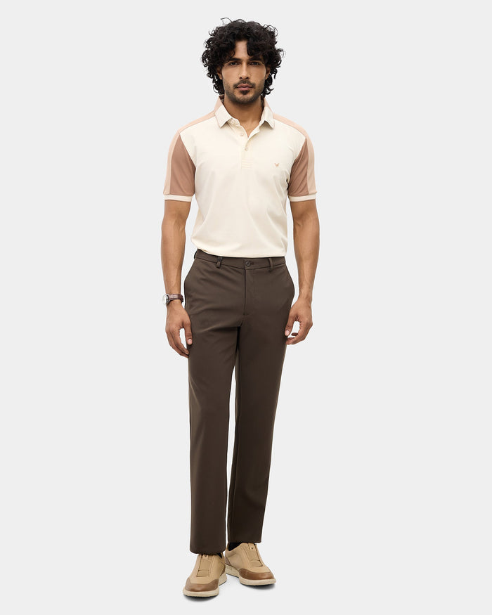 Brown TechPro Solid Trouser - Ashley