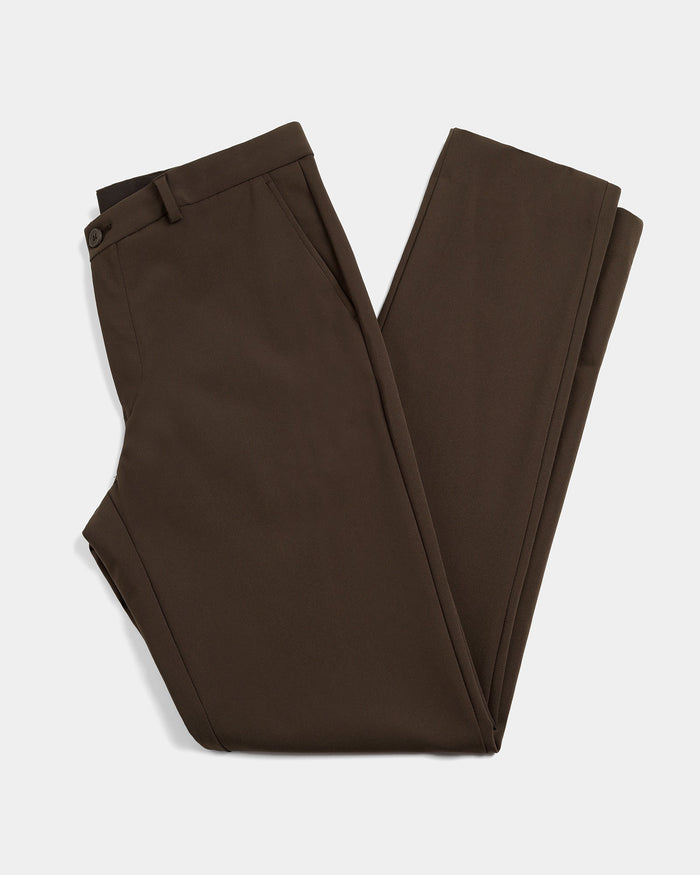 Brown TechPro Solid Trouser - Ashley