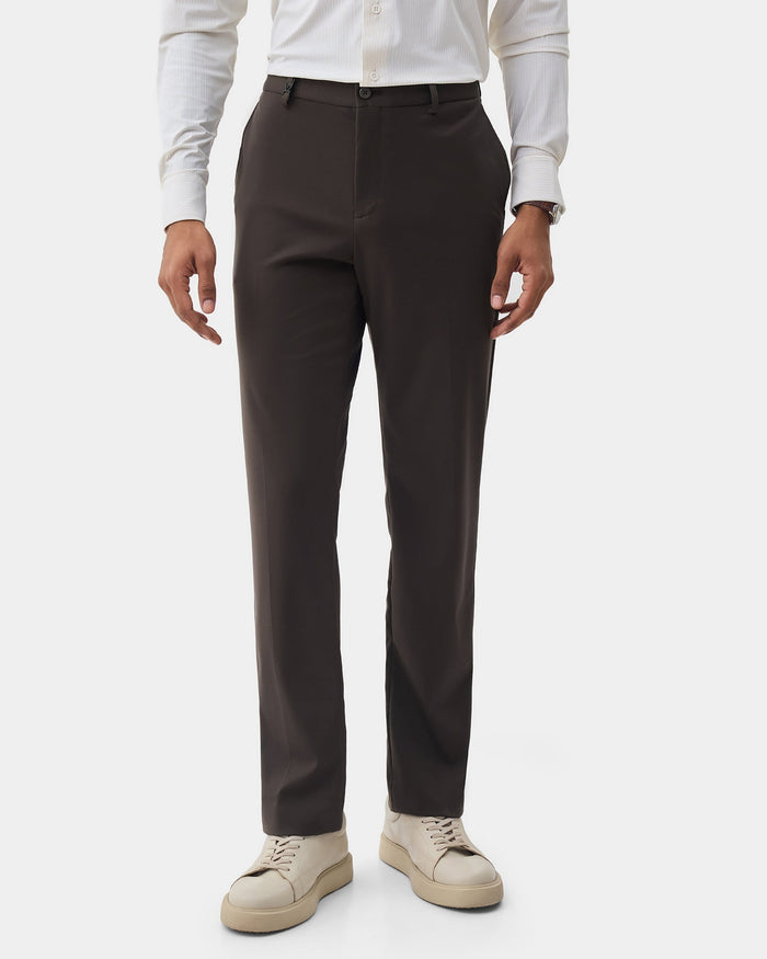 Brown TechPro Solid Trouser - Explorer