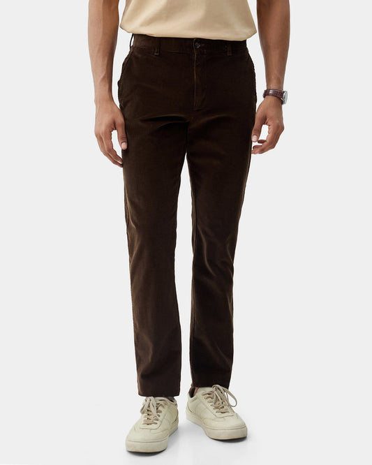 Brown Textured Khakis - Pamir