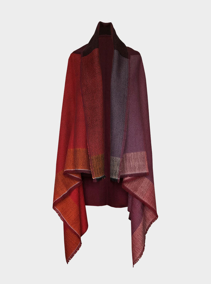 cape infinity wool merlot