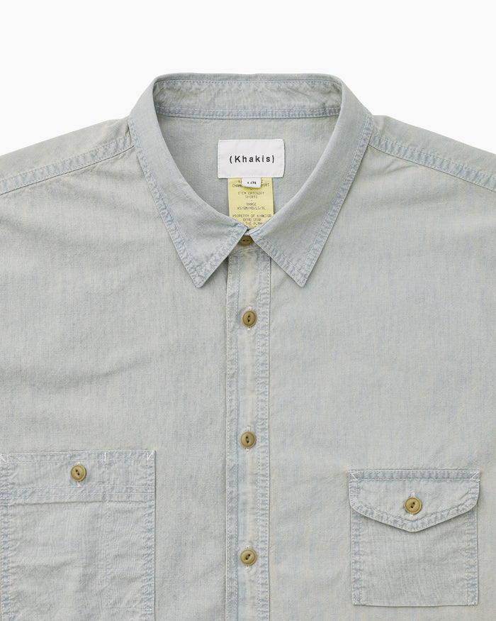 Chambray L/S Shirt Light Blue