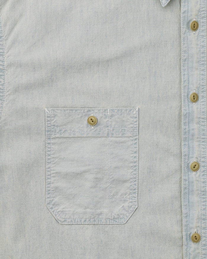 Chambray L/S Shirt Light Blue