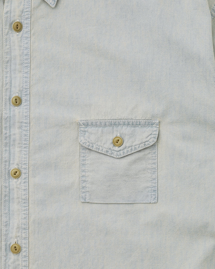 Chambray L/S Shirt Light Blue