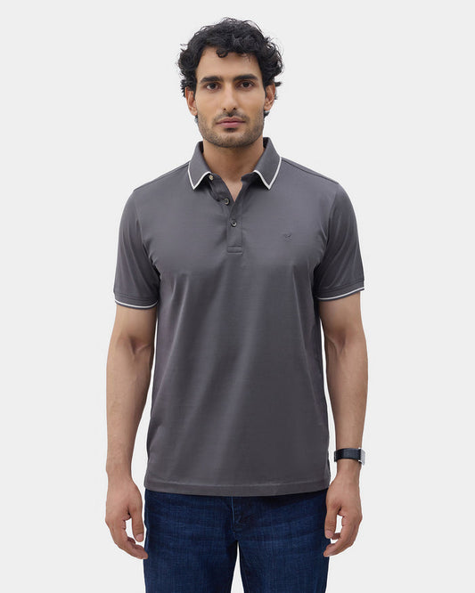 SHORT SLEEVE SLIM FIT SOLID T-SHIRT