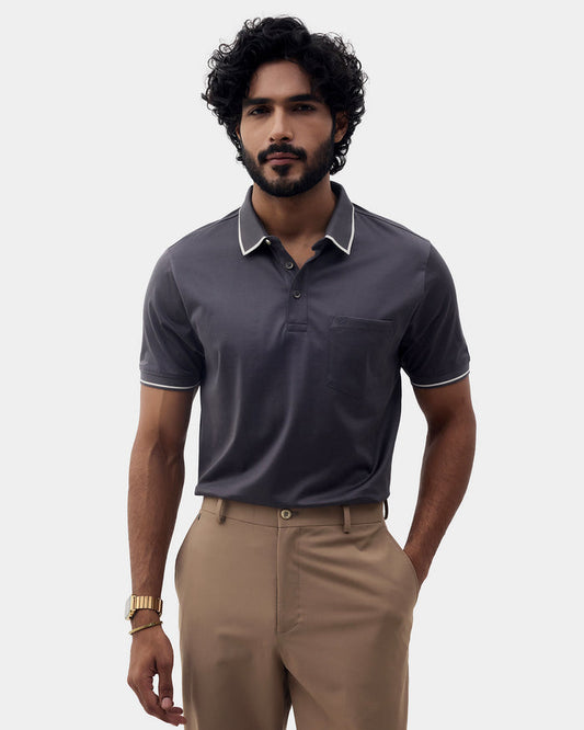 SHORT SLEEVE SLIM FIT SOLID T-SHIRT