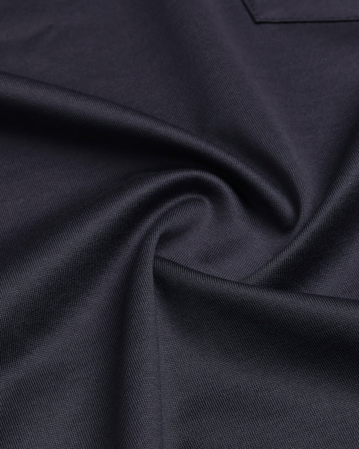 Charcoal Grey Solid Polo - Ae Ryun