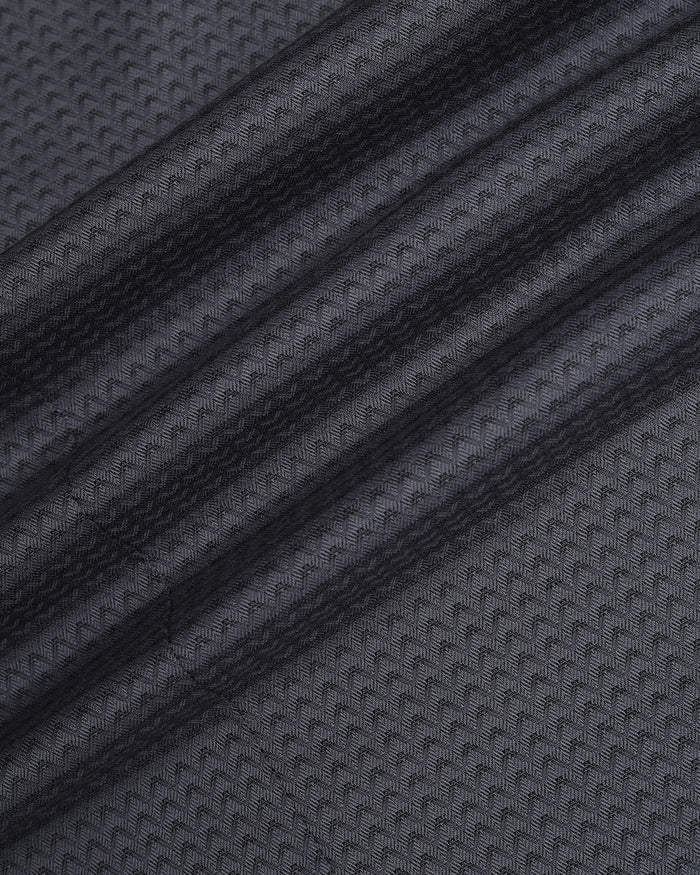 Charcoal Textured Shirt - Kynsa