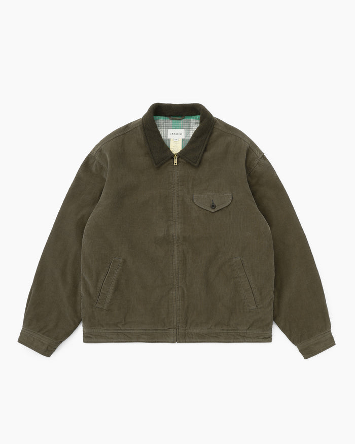 Corduroy Swing Jacket Dark Olive