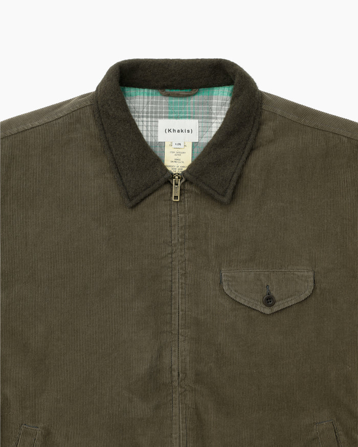 Corduroy Swing Jacket Dark Olive