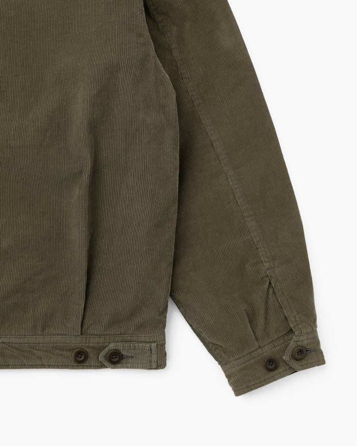 Corduroy Swing Jacket Dark Olive