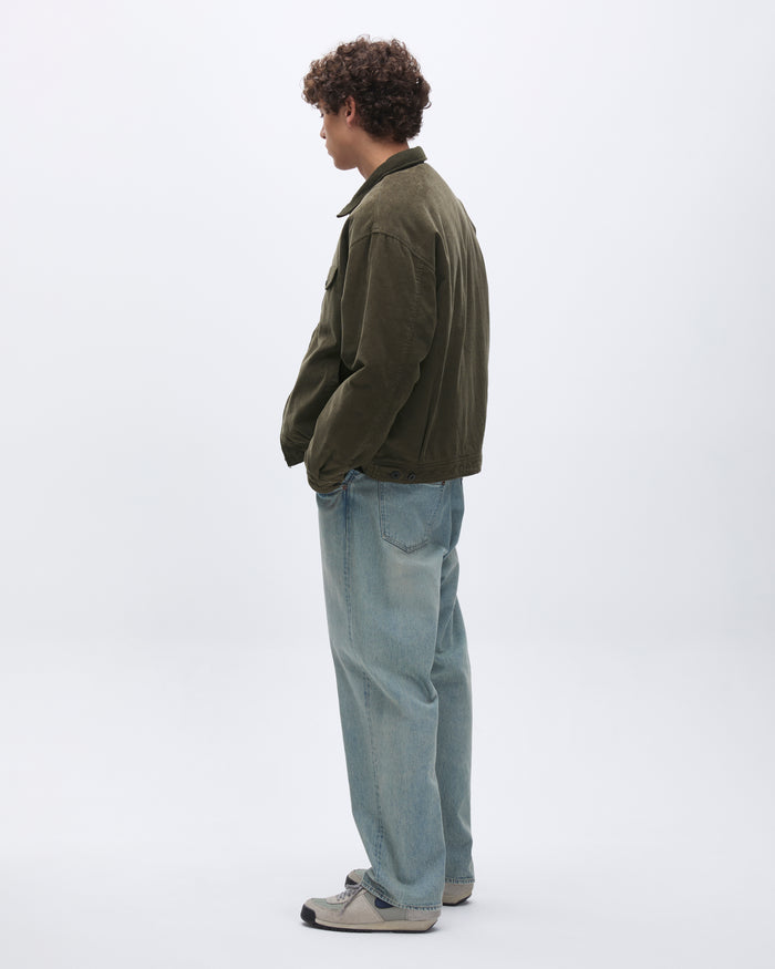 Corduroy Swing Jacket Dark Olive