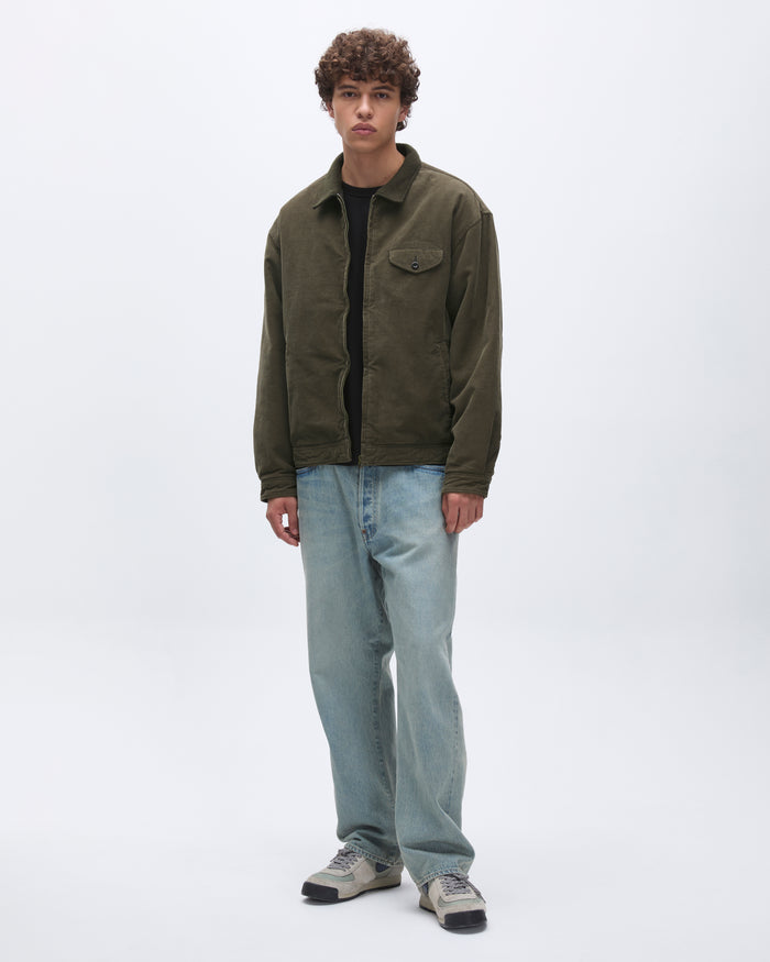 Corduroy Swing Jacket Dark Olive