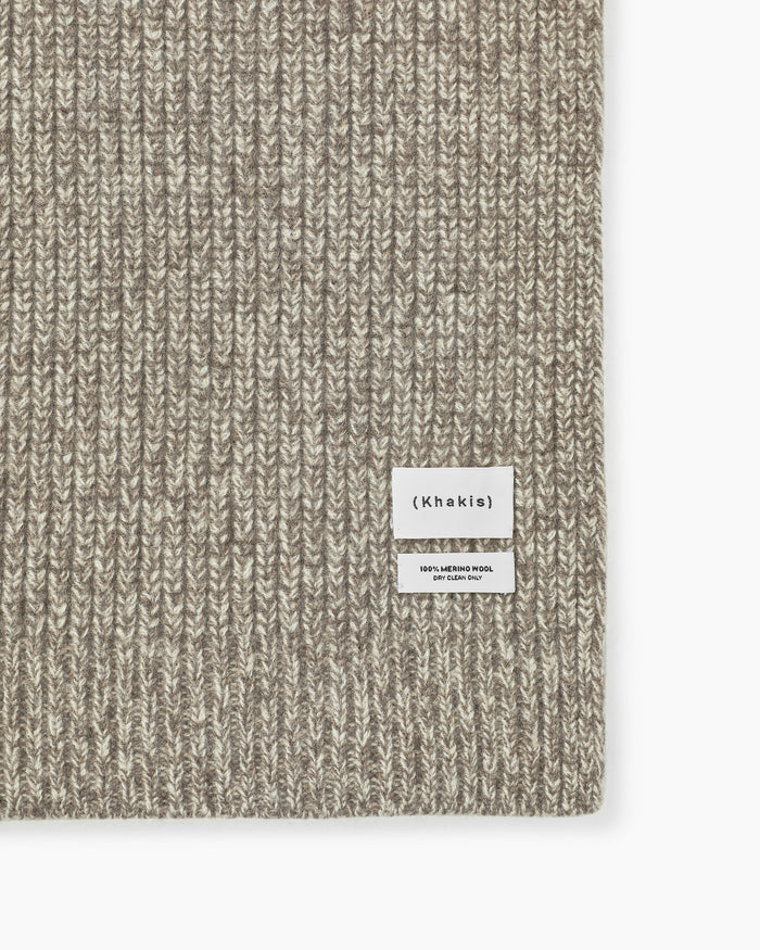Cove Knit Muffler Pebble