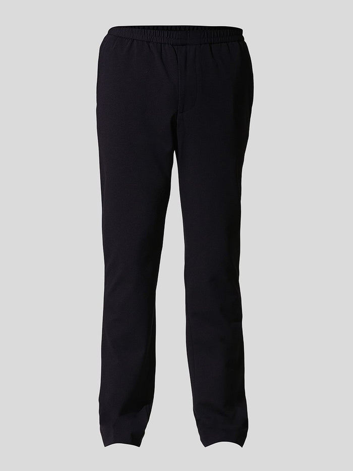 Dark Blue Jersey Slim Fit Trousers