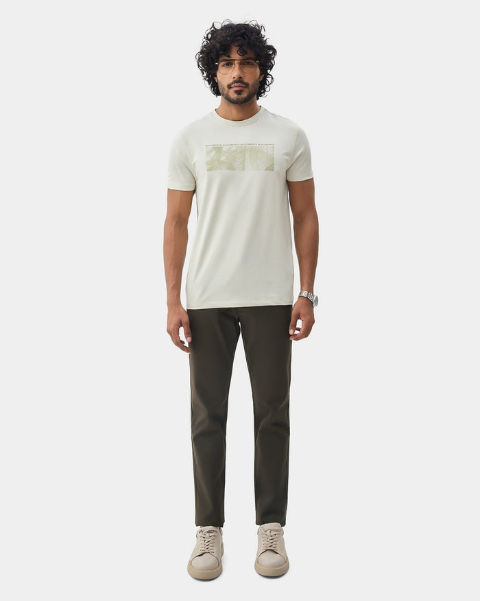 Dark Olive Solid Khakis - Sinai