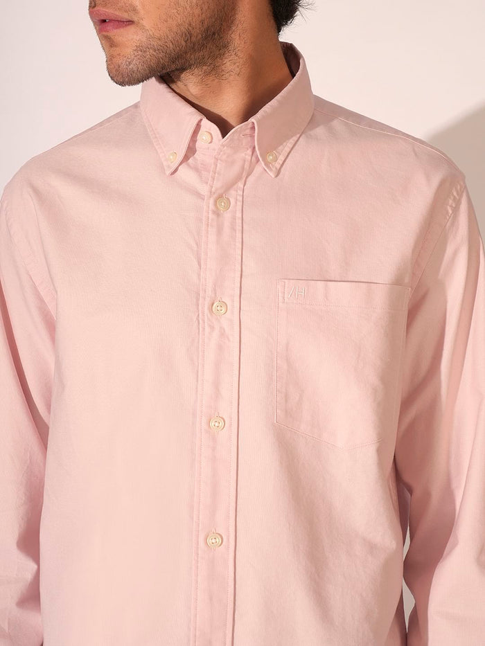 Dark Red Oxford Shirt