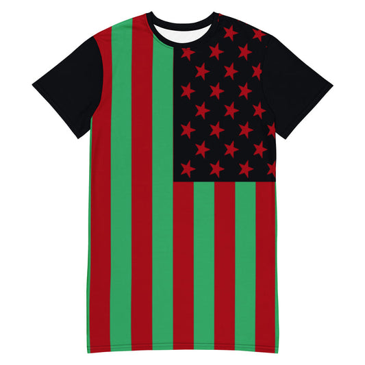 Descendants of the Island Juneteenth T-shirt dress