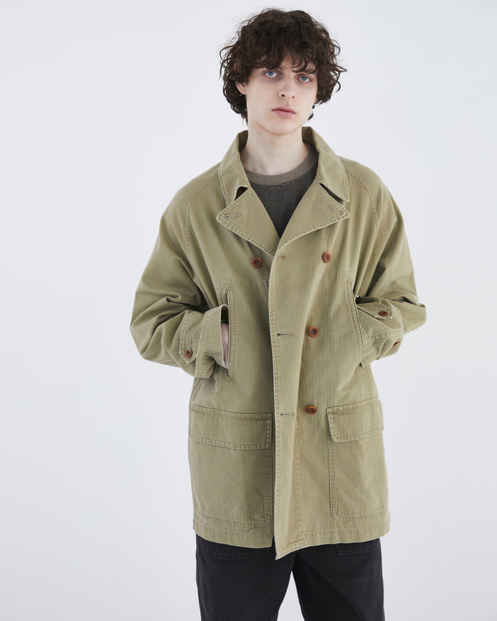 Double Chore Coat Khaki