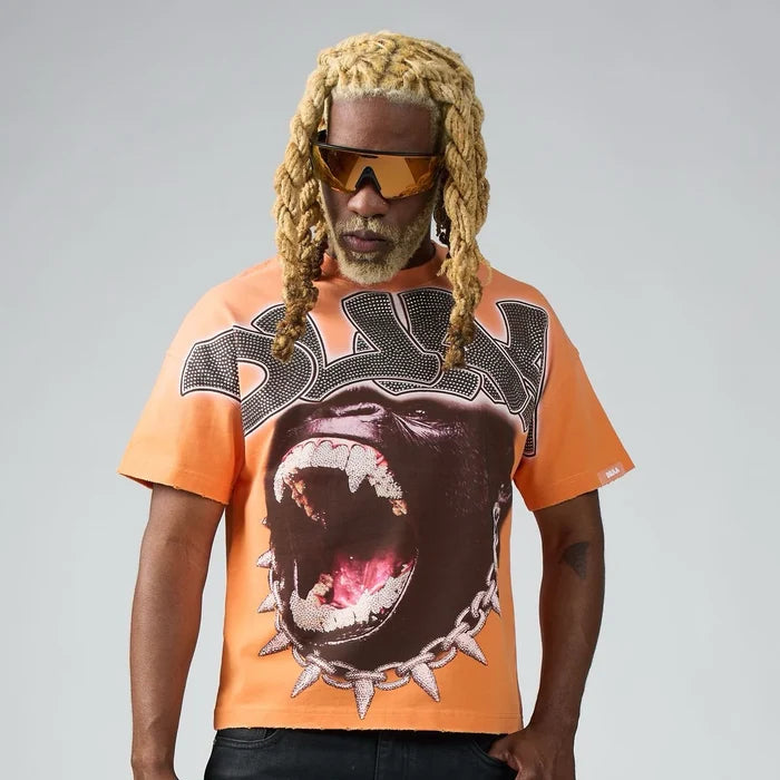 Duaa -  Chainlink Tee - Black