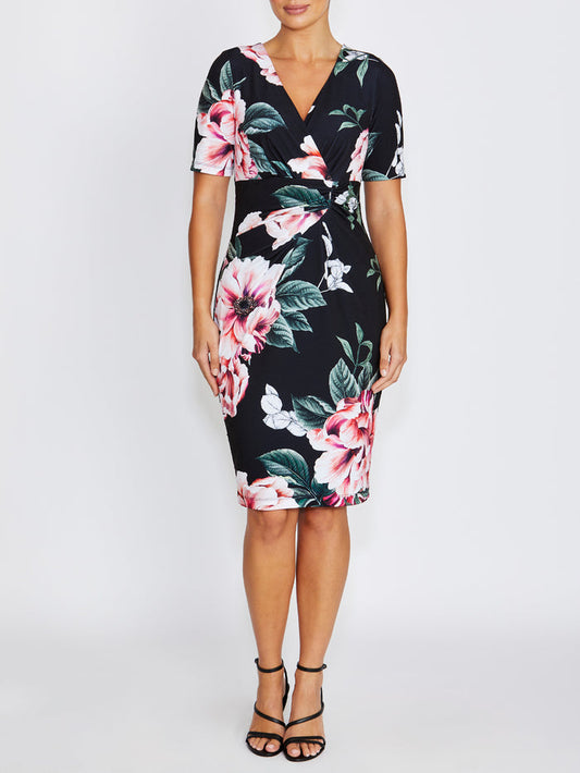 Emelynn Floral Jersey Dress