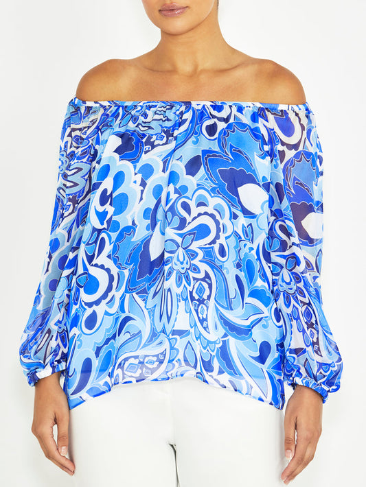 Ena Moonlight Silk Blouse